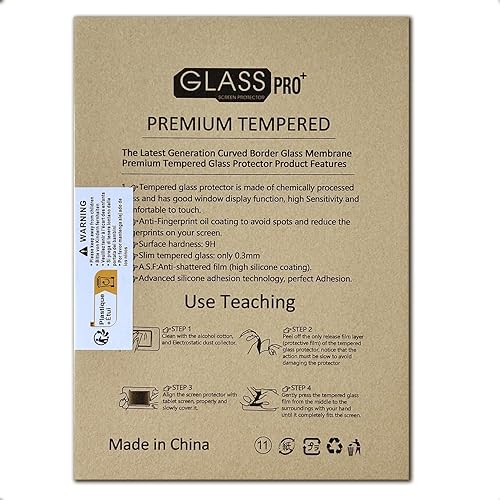 Miniatura 10 de Paquete de 2 Protector de pantalla para iPad de 9 generación, iPad de 8  7 generación, película de vidrio templado para iPad de 10.2 pulgadas,