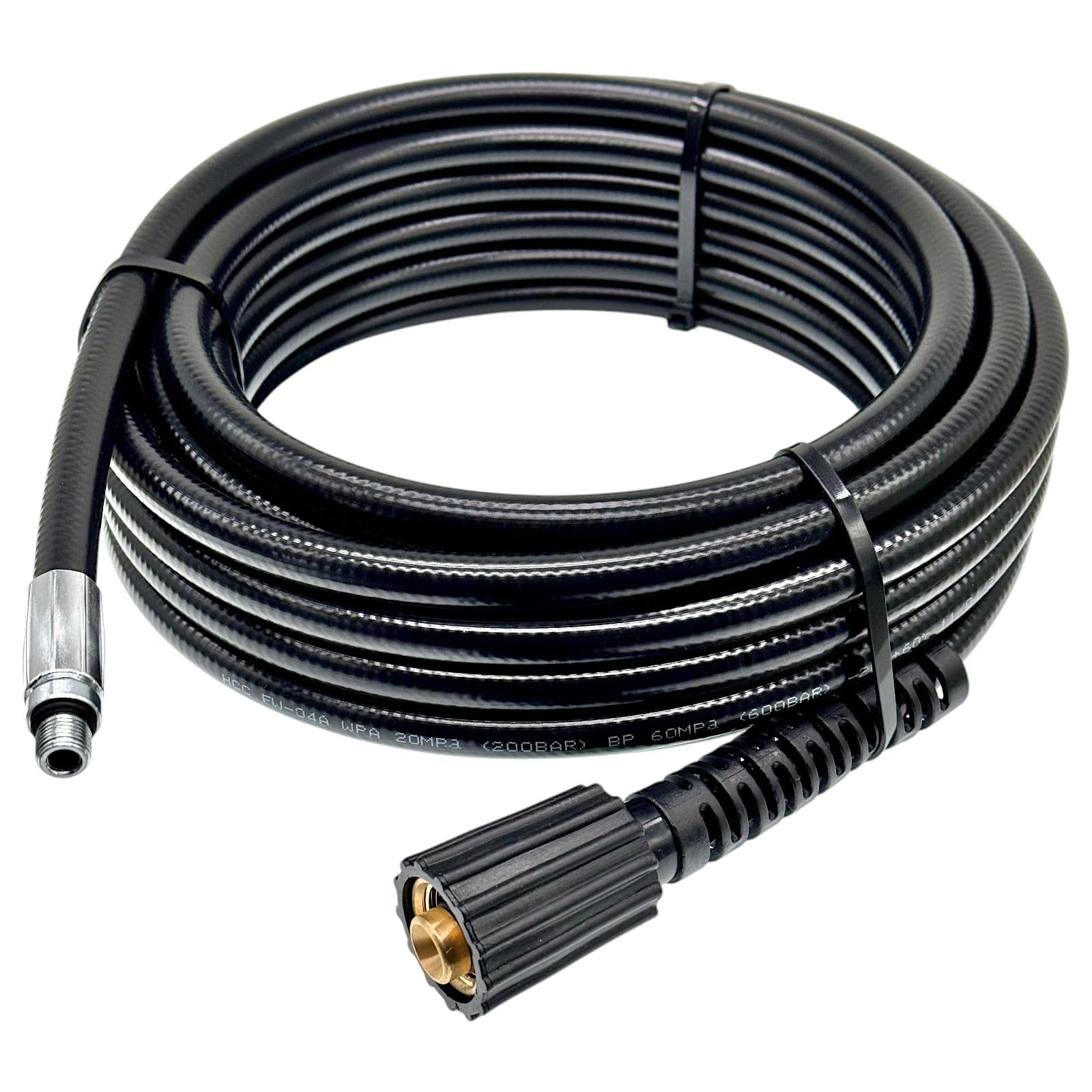 M&M Smartek Tuyau de nettoyage de canalisations pour nettoyeur haute pression Nilfisk, Alto avec filetage intérieur 1/2" avec mandrin de 14 mm