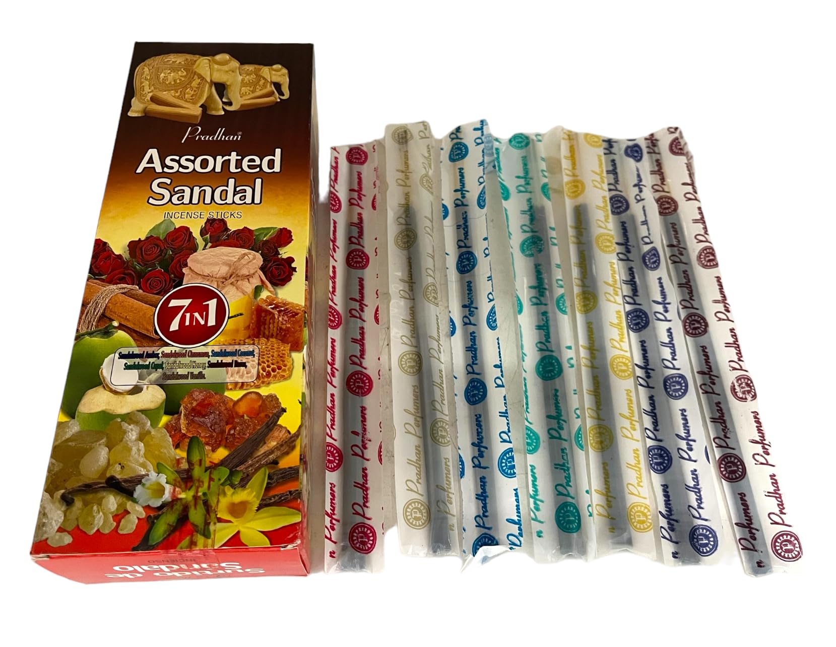Pradhan - 7 Duftproben – sortiert (Sandale)