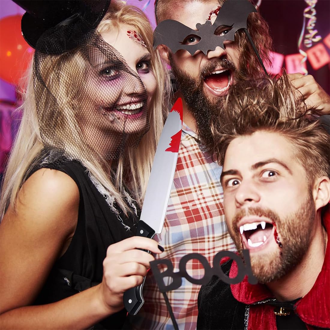 Streghe Artigli per unghie unghie unghie finte costumi di Halloween spettrali spaventose streghe unghie finte zampe artigli punta delle dita artiglio freccia artiglio cosplay festa puntello Halloween