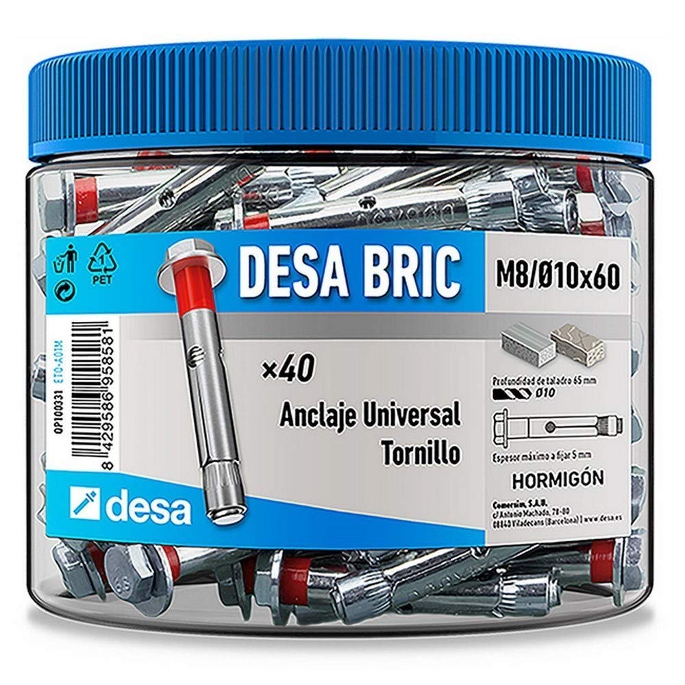 Desa bric 6.8 m10 pour fixer solidement dans la brique fragile