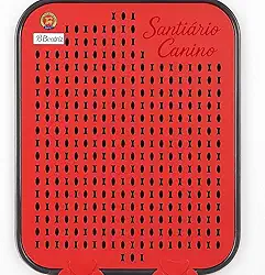 Sanitário Canino, Grade Vermelha com Pés de Apoio, 63.5cm, Formato Exclusivo para Escoamento de Urina