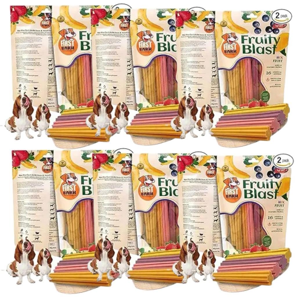 See full amazon price history chart for First bark Fruity Blast Dog Treat Mix Fruit Bust (1 x 225g) Healthy Vegetable Protein, Rich in Antioxidant, Vitamins and Minerals, Omega 3 for Skin Treats (Pack of 6) First bark Fruity Blast Dog Treat Mix Fruit Bust (1 x 225g) Healthy Vegetable Protein, Rich in Antioxidant, Vitamins and Minerals, Omega 3 for Skin Treats (Pack of 6) (B0CNS77RJC) Amazon Price History, Amazon Price Tracker