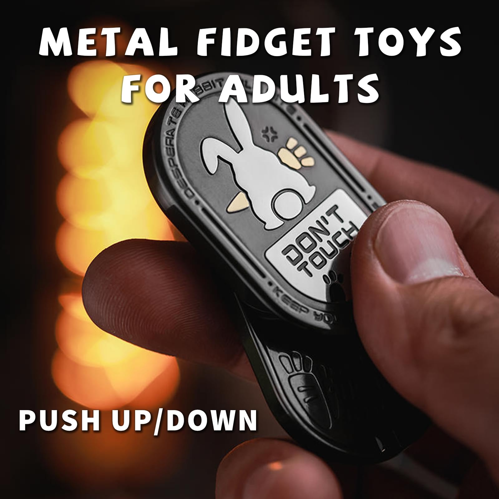 Amazon.com: HIDEDC Desperate Rabbit Fidget Slider, Metal Fidget