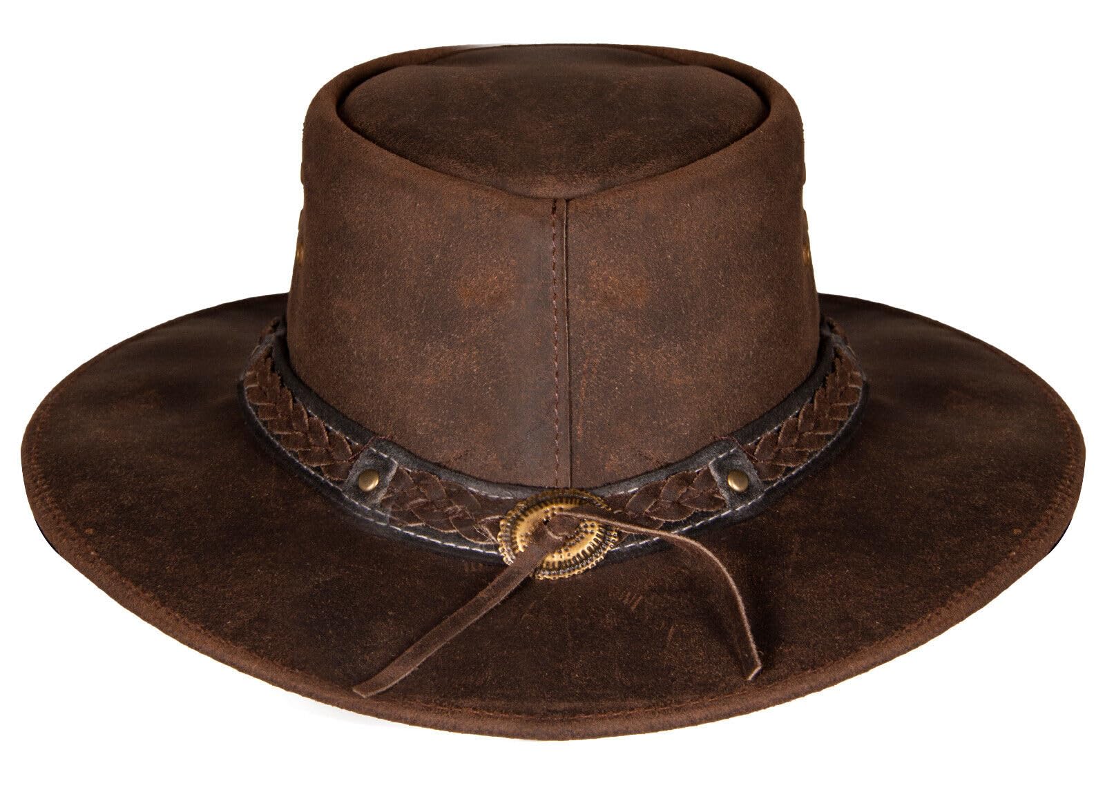 Cowboy Aussie - Sombrero de piel auténtica australiana