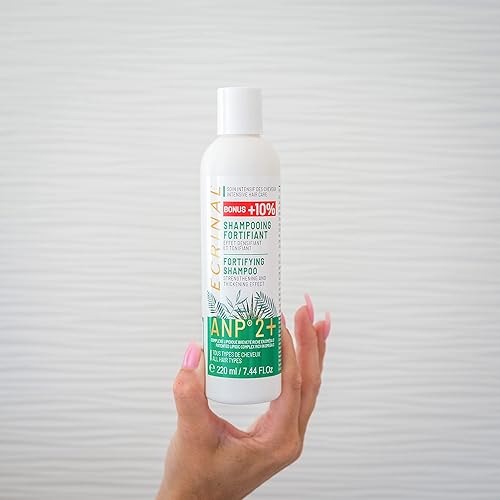 Miniatura 4 de Ecrinal Champú fortificante sin sulfato con ANP2+ para cabello fuerte y brillante – Restaura el volumen, la flexibilidad y la resistencia al cabello