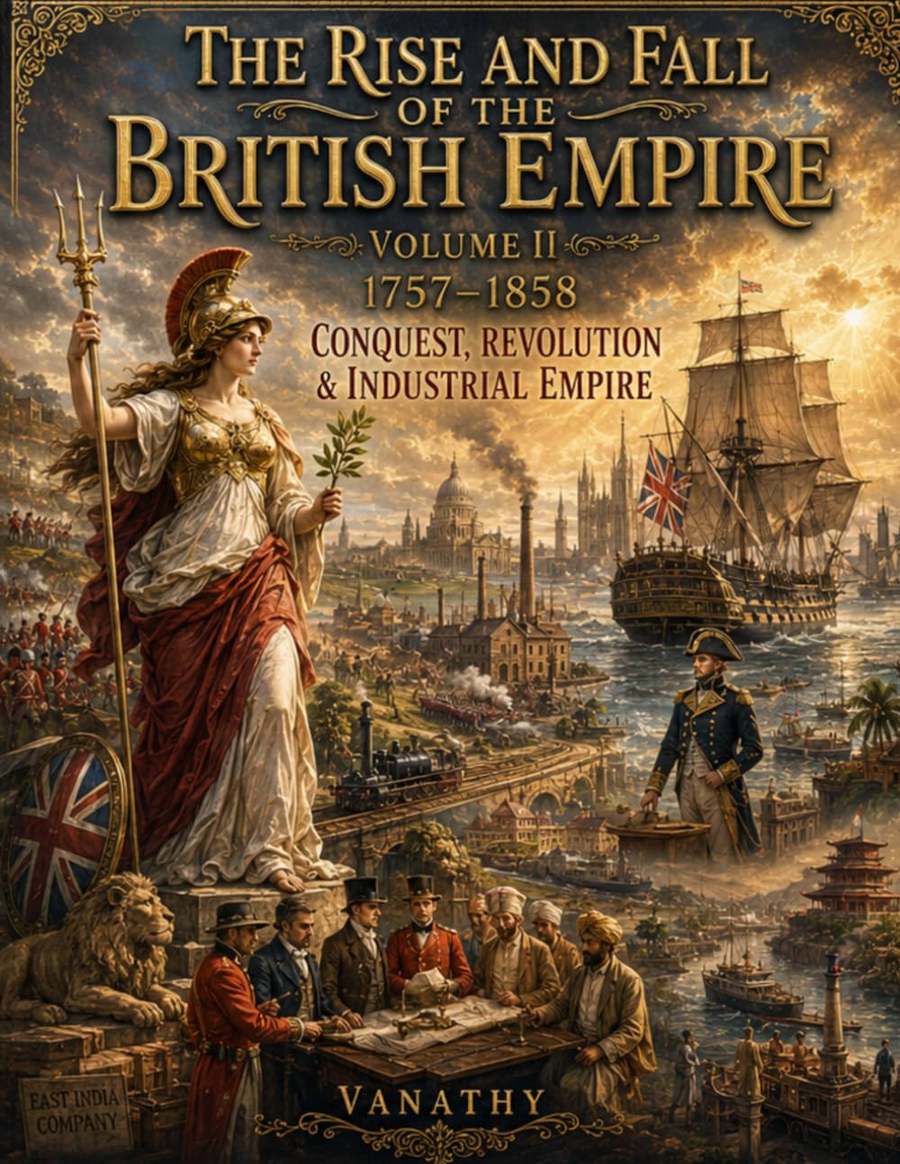 The Rise and Fall of the British Empire: Volume II (1757–1858): Conquest, Revolution & Industrial Empire: A Premium Historical Coloring Book with 72 ... - A Premium Historical Coloring Book Series)