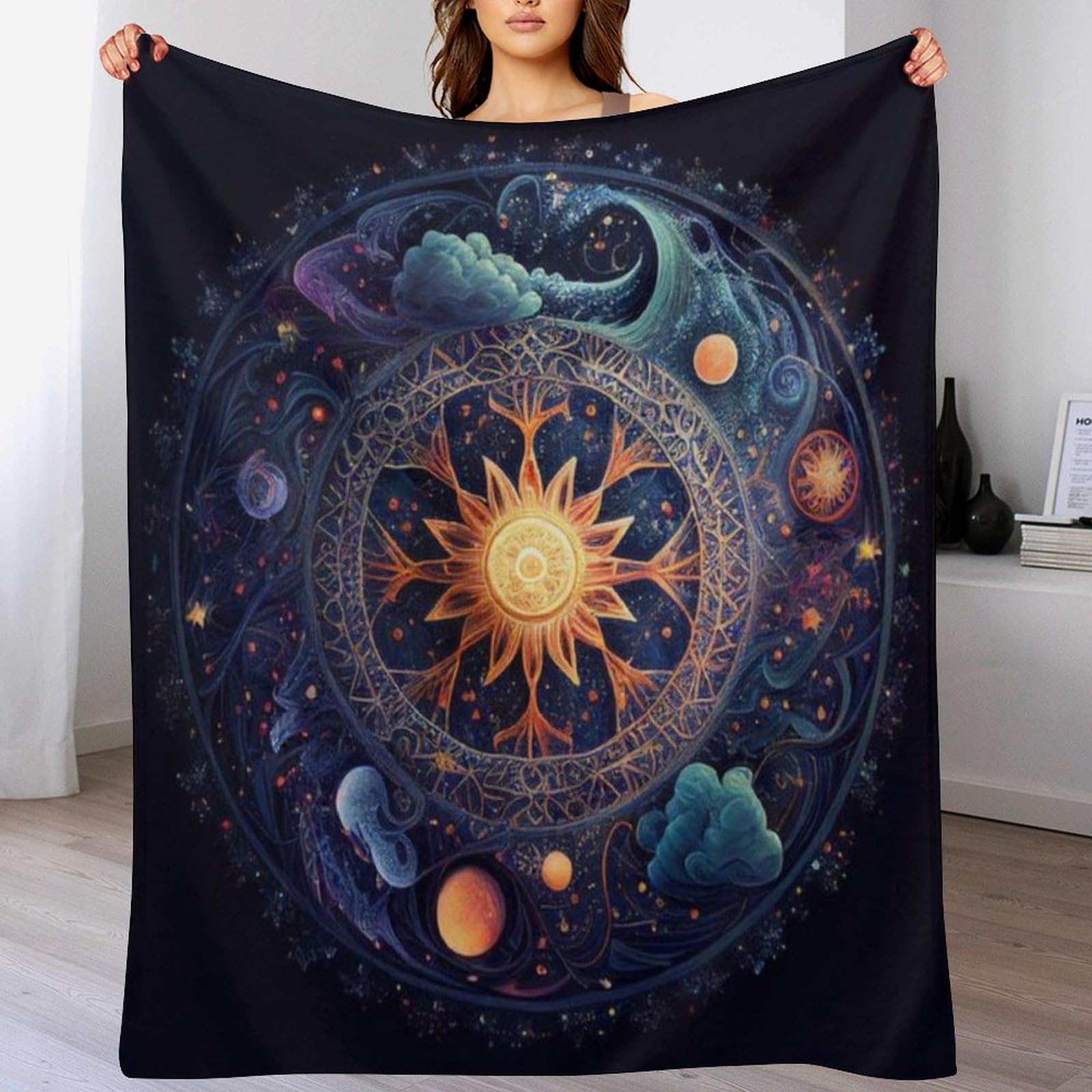 Couverture en flannel haut de gamme au fini moelleux et chaud