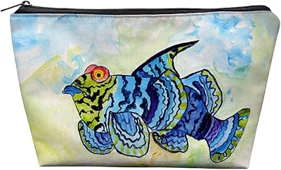 Betsy Drake PC1144 8.5 x 6 in. Google Eye Pouch Multicoloured