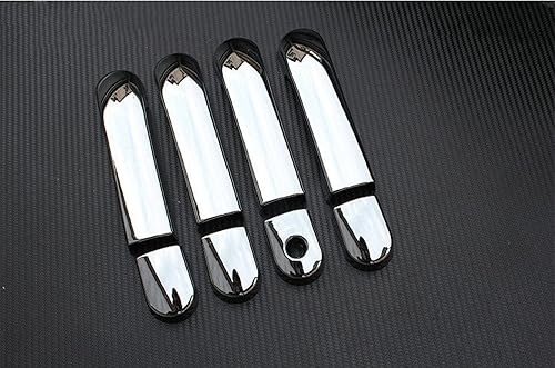 Miniatura 3 de TURIM Para Nissan March Micra K12 2003-2010 Nissan Cube Z11 2002-2008 Livina 2007-2013 Cubiertas de manija de puerta de coche de fibra de carbono