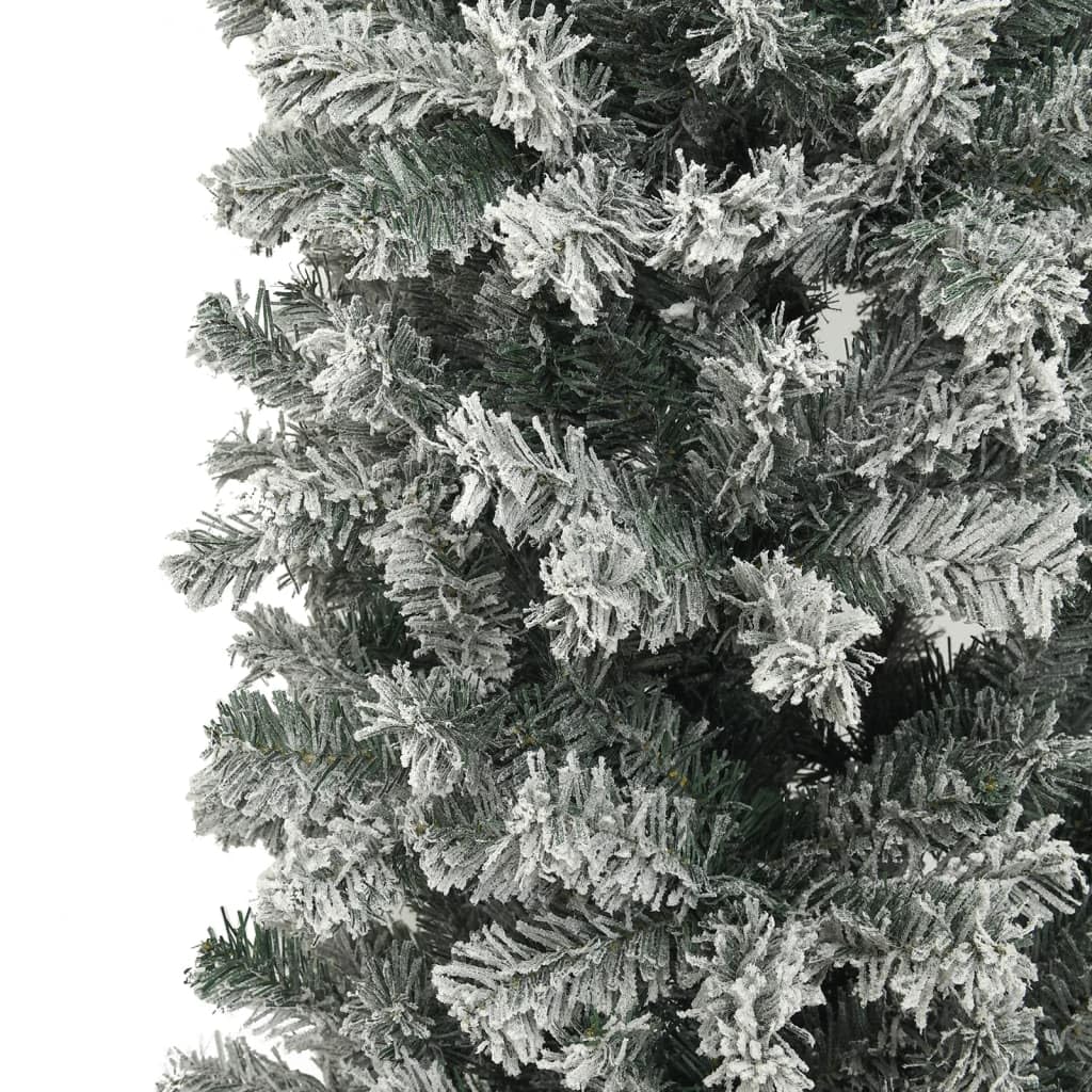 Girlanda bożonarodzeniowa, śnieżna, 240 cm, PCW i stal, z 2400 końcówkami, stabilny stojak, realistyczna do użytku wewnątrz i na zewnątrz, dekoracja choinkowa do salonu, biura, na święta i
