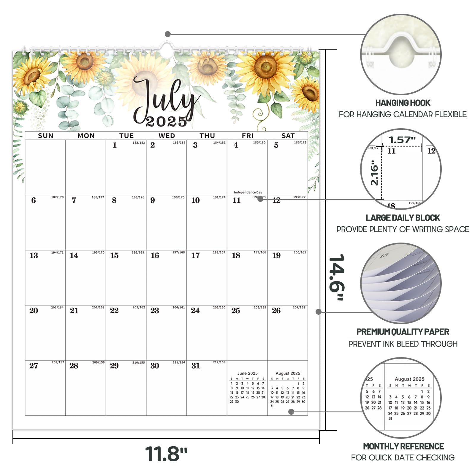 amazon-com-2025-wall-calendar-18-months-calendar-jan-2025-june-2026-11-8-x-14-6-desk-calendar-2025-with-large-blocks-twin-wire-binding-ideal-2025-calendar-for-home-office-classroom-or-business-planning-office-products