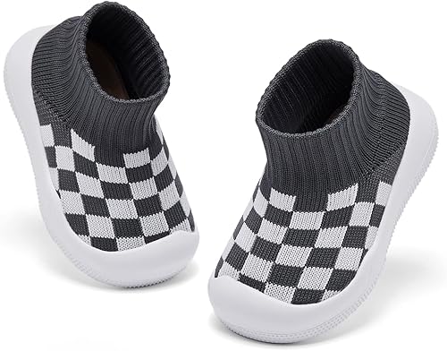 Miniatura 2 de Eashi Zapatos antideslizantes para niños y niñas, transpirables, cálidos, elásticos, con suela de memoria, para proteger los dedos de los pies,