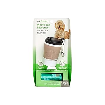 Petco Brand - So Phresh Coffee Cup Dog Waste Bag Dispenser with Refill Rolls