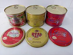Kit Manteiga Mineira, 3 Sabores PATRICIA,REAL e TURVO, Latas 500g