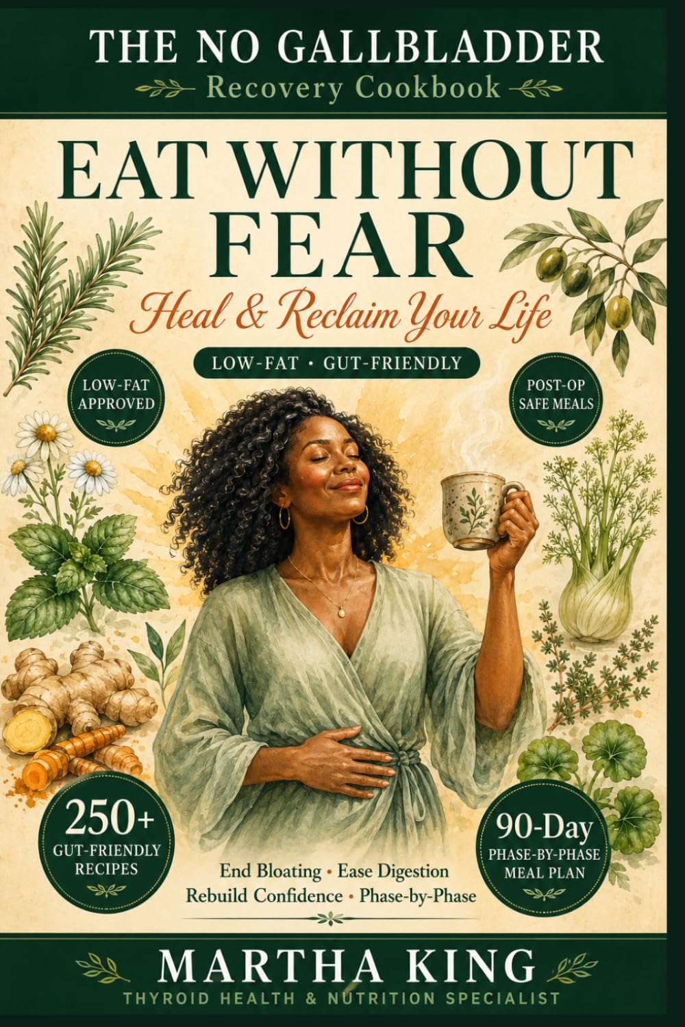 The No Gallbladder Recovery Cookbook: 250 Low-Fat, Gut-Friendly Recipes to Eat Without Fear, End Bloating & Reclaim Your Confidence After Surgery — ... Meal Plan (THE WELLNESS KITCHEN COLLECTION)