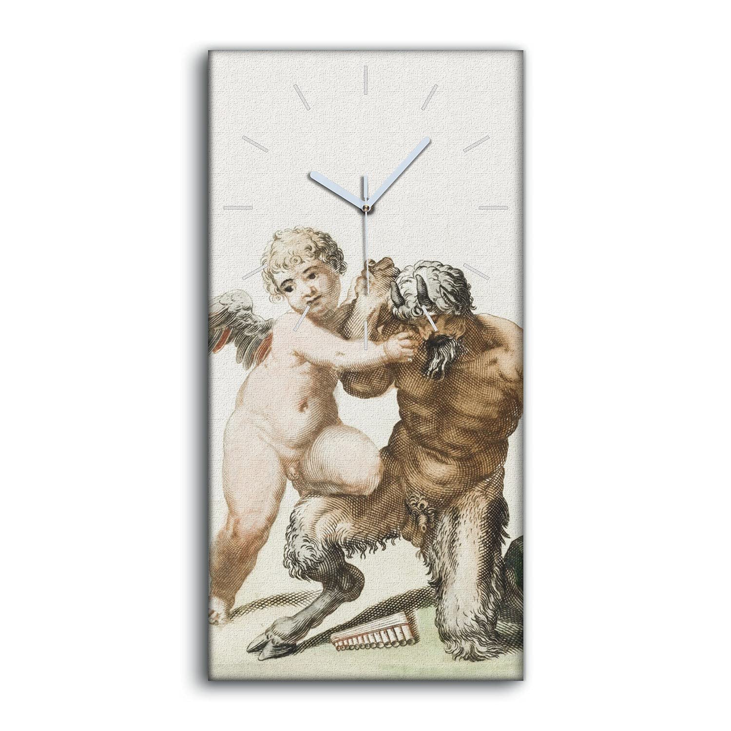 Horloge sur toile moderne d'art mural de qualité supérieure motif divinités anciennes