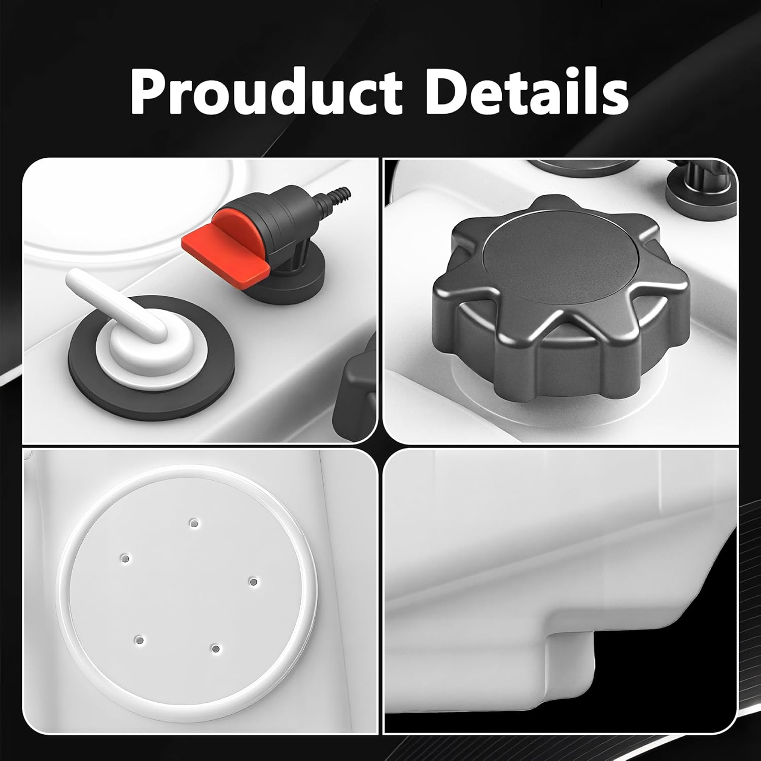 Gas Fuel Tank Fit For Club Car DS Golf Cart 1992-up,Replace OE# 1013970 & 1016003, Includes Cap & Accessories