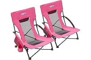 DIFY Folding Kids Beach Chairs 2 Pack