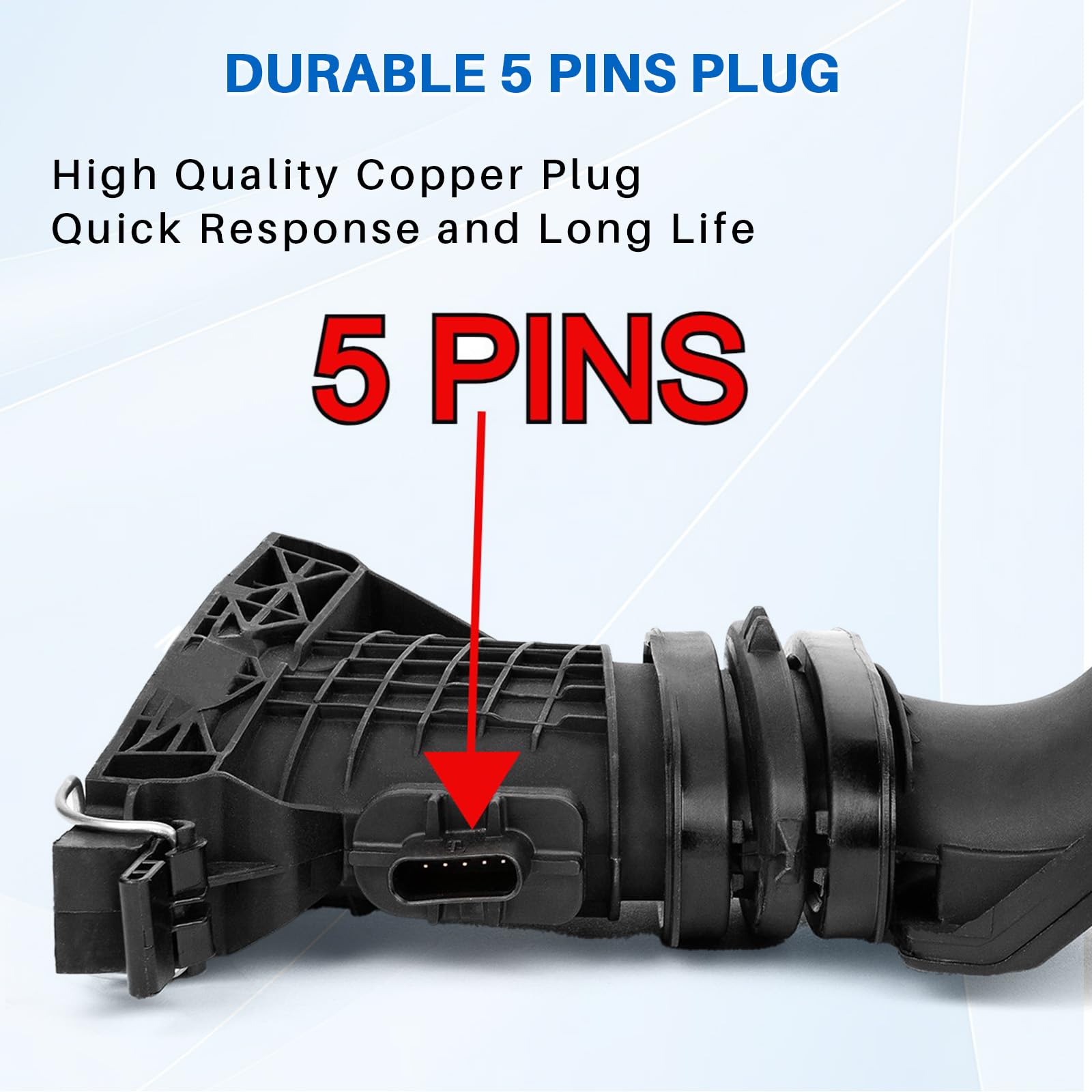 Tubo di aspirazione dell'aria Tubo di aspirazione turbo motore a 5 pin compatibile con CDI Classe C W203 W204 S203 S204 CLS C218 C219 Classe E W211 S211, sostituzione per A6420902242