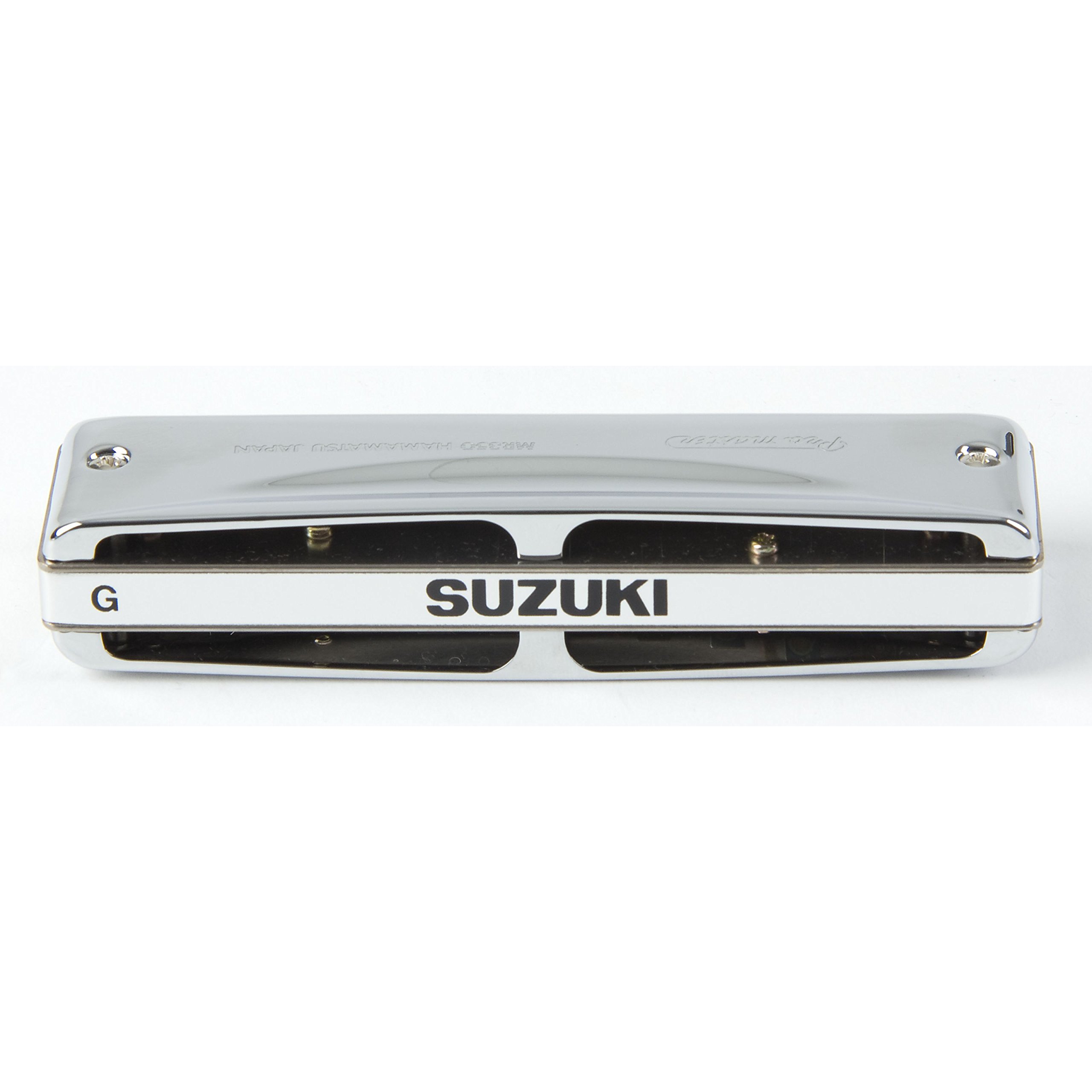 Suzuki MR350VC Promaster Harmonica diatonique valvé en do 10 Trous Chrome
