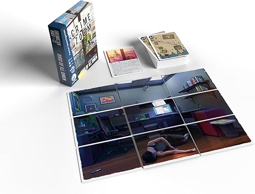 Miniatura 4 de Lucky Duck Games Crime Zoom Bird of Ill Omen - Atractivo juego de cartas de detectives para amantes del misterio, juego cooperativo para niños y