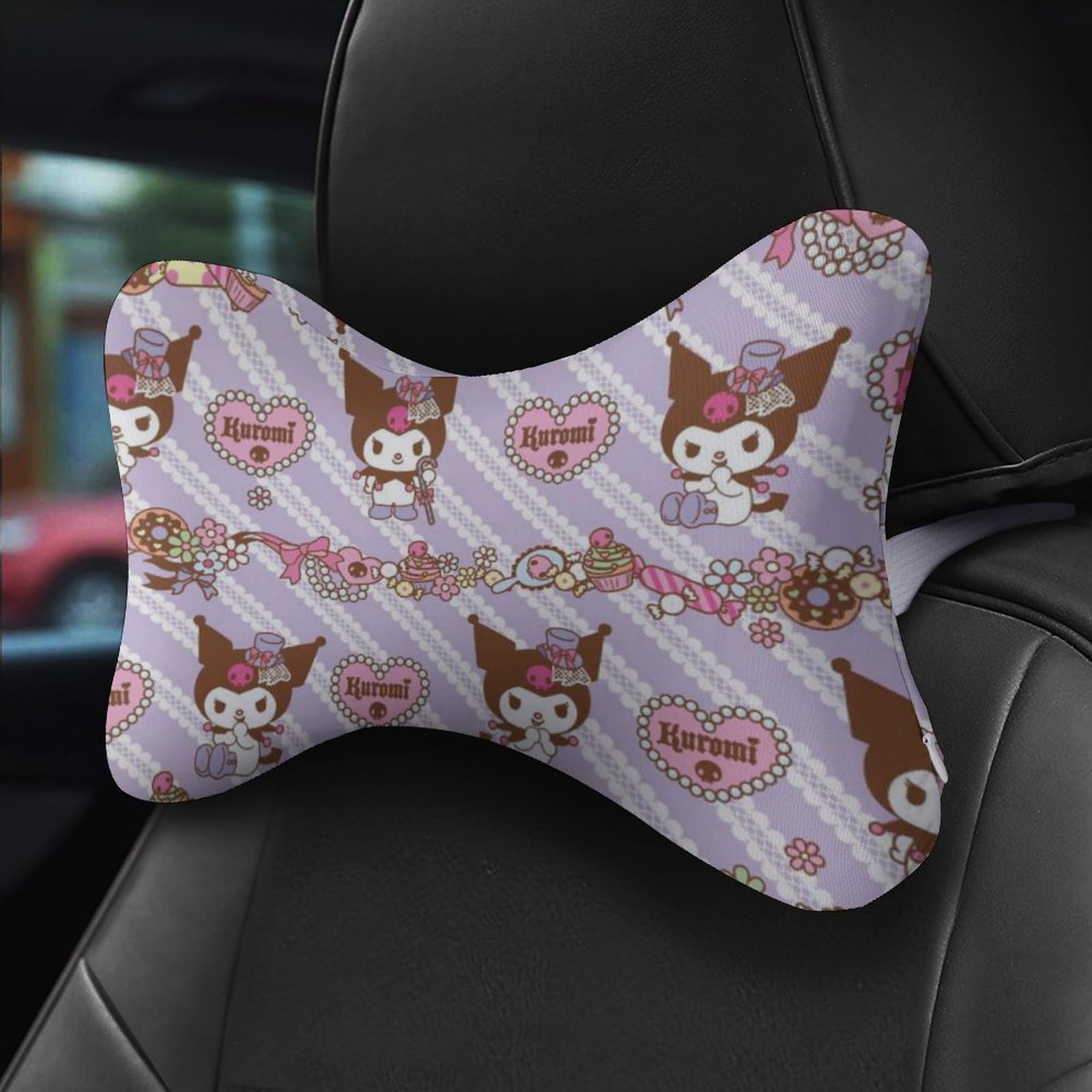 Amazon | サンリオ（kuromi キャラクター） ネックパッド 車