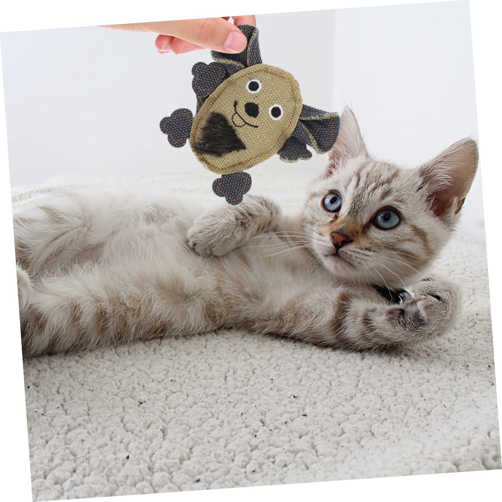 ABOOFAN 4er-Sets Katzenspielzeug: Interaktives Katzenspielzeug Beißspielzeug Für Die Backenzähne 3 Stück * 4