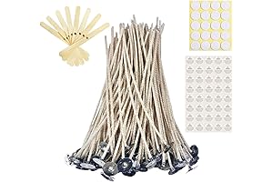 ECO Candle Wicks for Soy Candles (6 Inches, Pack of 100)