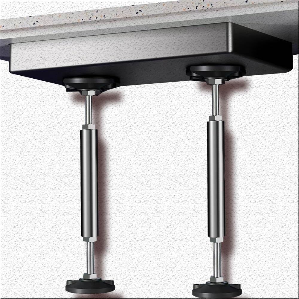 Supports d'évier de cuisine en acier inoxydable rigide à hauteur adaptable