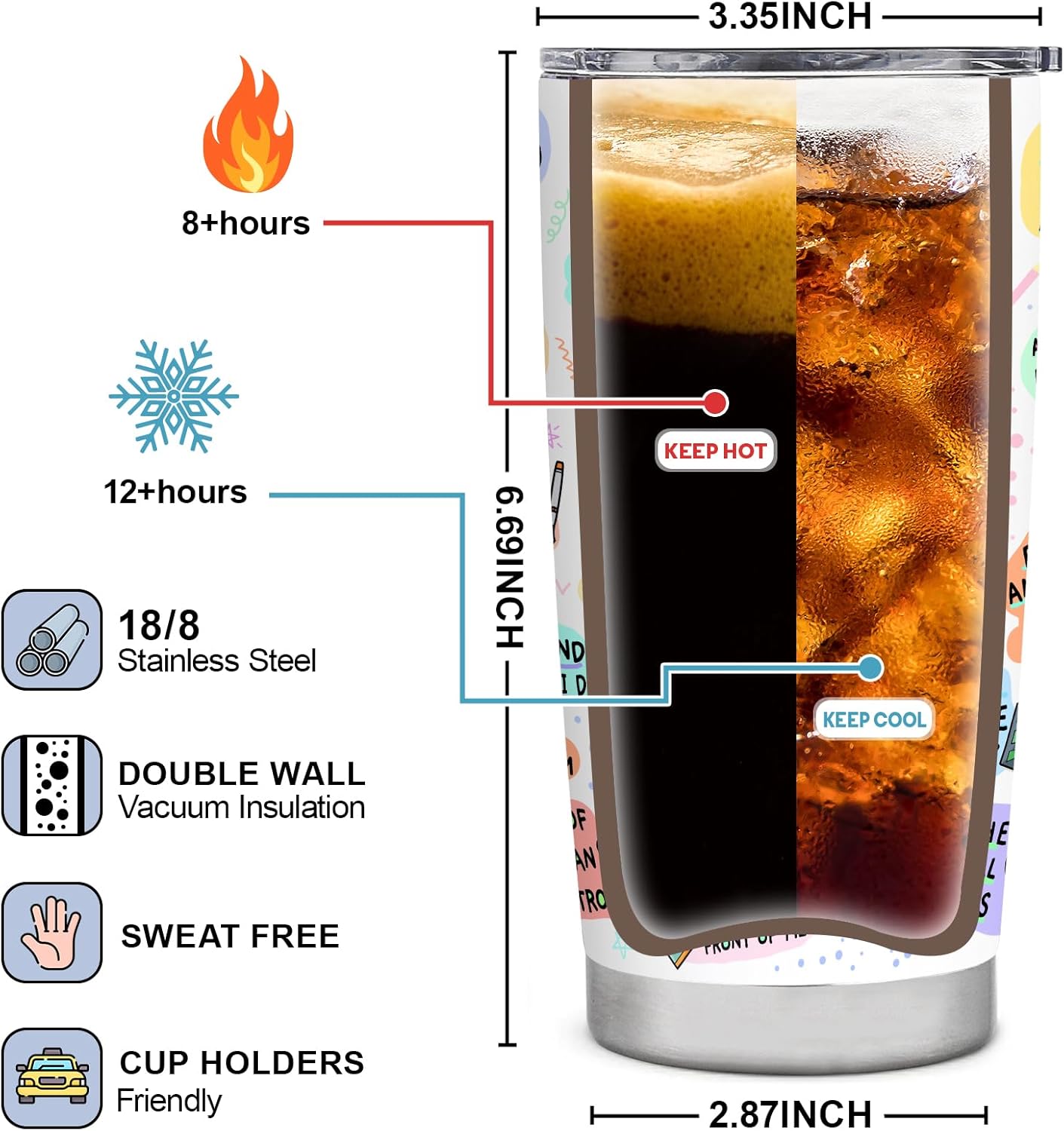 Assistant Principal Gifts, Assistant Principal Tumbler 20oz, Assistant Principal Gifts for Women, Assistant principal Appreciation gifts, New Assistant Principal Gift Thanksgiving - Image 3