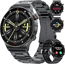 LIGE Smart Watch for Men 1.43'' AMOLED with 3 Straps and Answer/Make Call,Fitness Watch 100+ Sports Modes,Heart Rate Sleep Monitor Smartwatch for Android iOS Phones B0F9XXF2P3