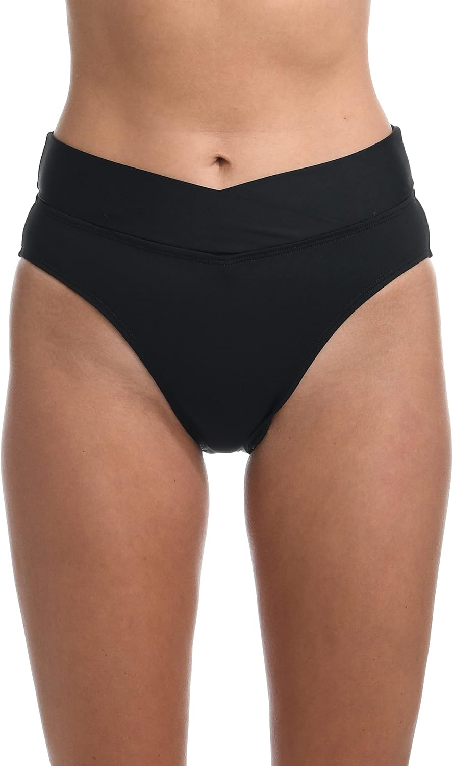 Cross Over High Waist Bikini Swimsuit Bottom