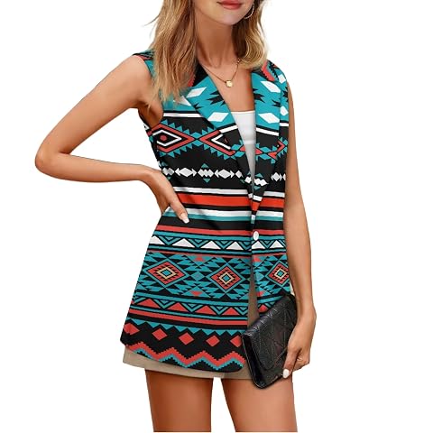 TOADDITDO Womens Vest Top Sleeveless Suit Vest Fashion 1 Button V Neck Blazer Vests Jackets Work Office Waistcoat