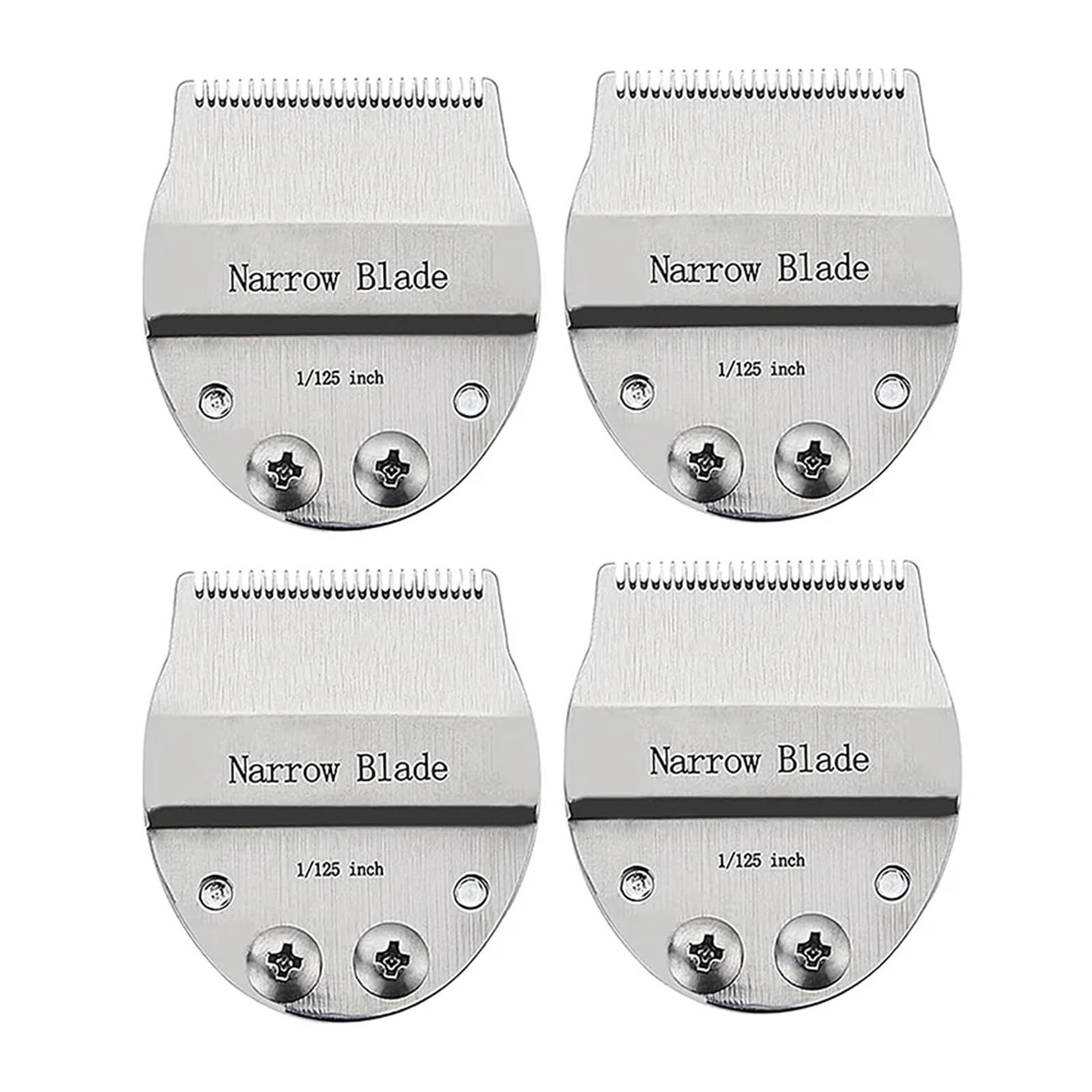 Haarschneider, Schmale Pro-Klinge, Kompatibel Mit Oster, Finisher 59 T-Finisher Ersatzklingen-Trimmer-Set | 4Pack