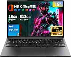 Amazon.co.jp: Eyy ノートパソコン Office 搭載 16.0型 インテル