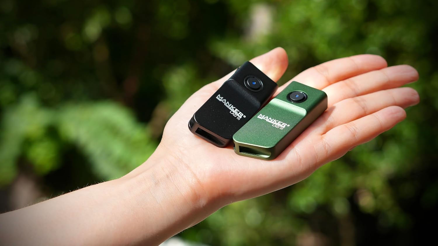 Manker LAD III USB-C Rechargeable EDC Flashlight, 720 High Lumens Mini Keychain Flashlight with TIR Lens, Multi-Purpose High Performance Small LED Flashlight (4000K Neutral White CRI90, Green)