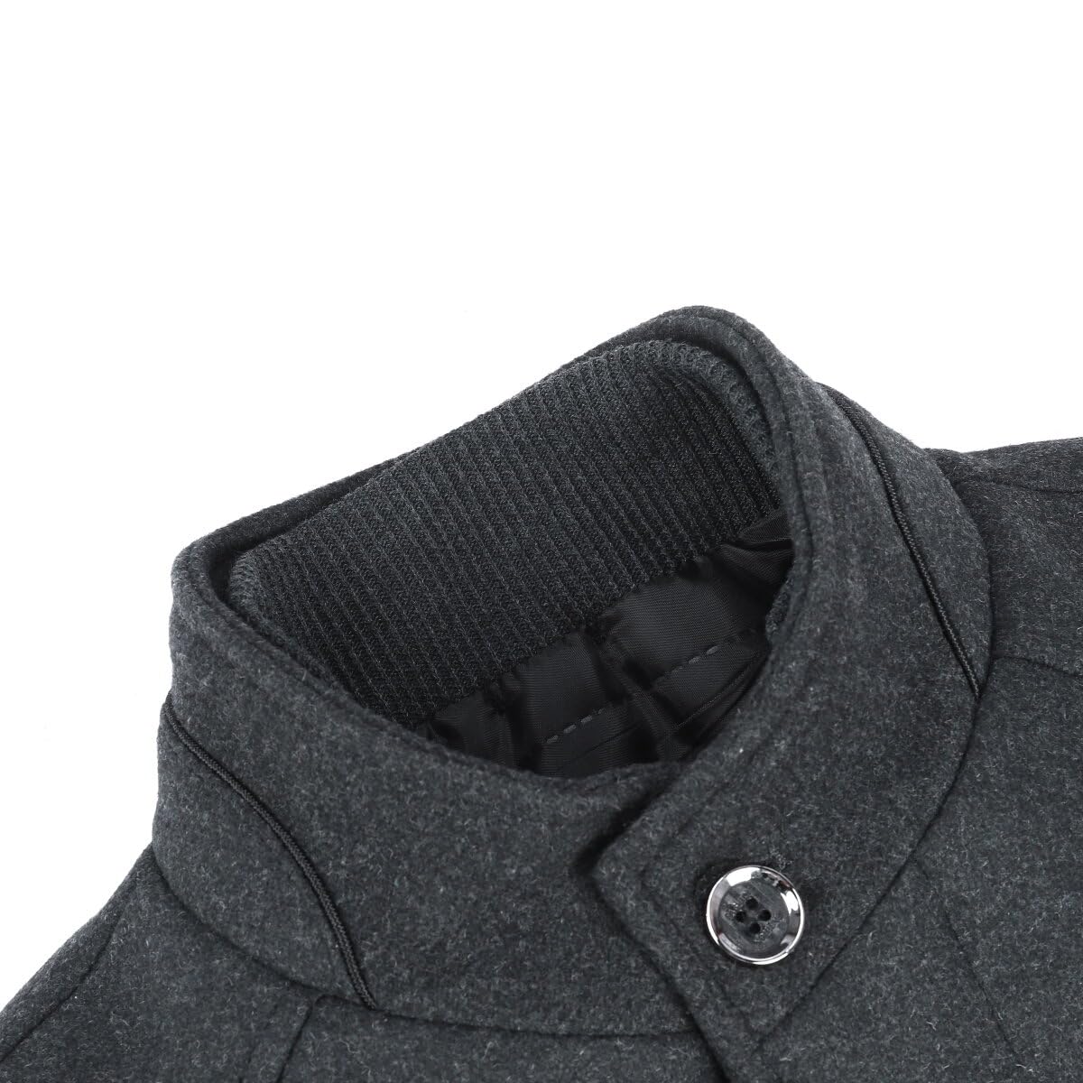 YOUTHUP Abrigo de Hombre 2 en 1 Elegante Invierno Trinchera Chaqueta de Negocios