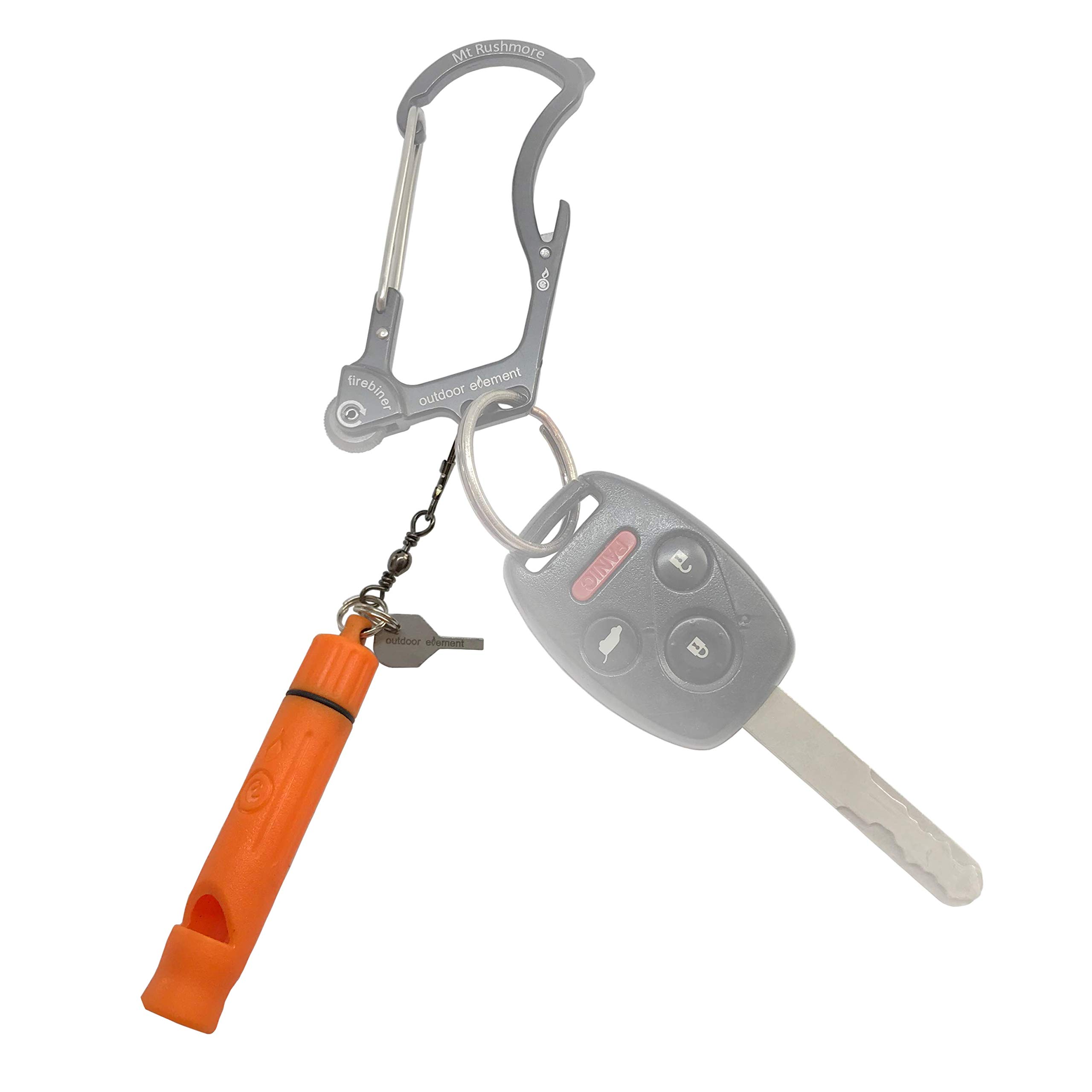 OUTDOOR ELEMENT Wombat Whistle Vial Accessory Kit (Orange) - Image 3