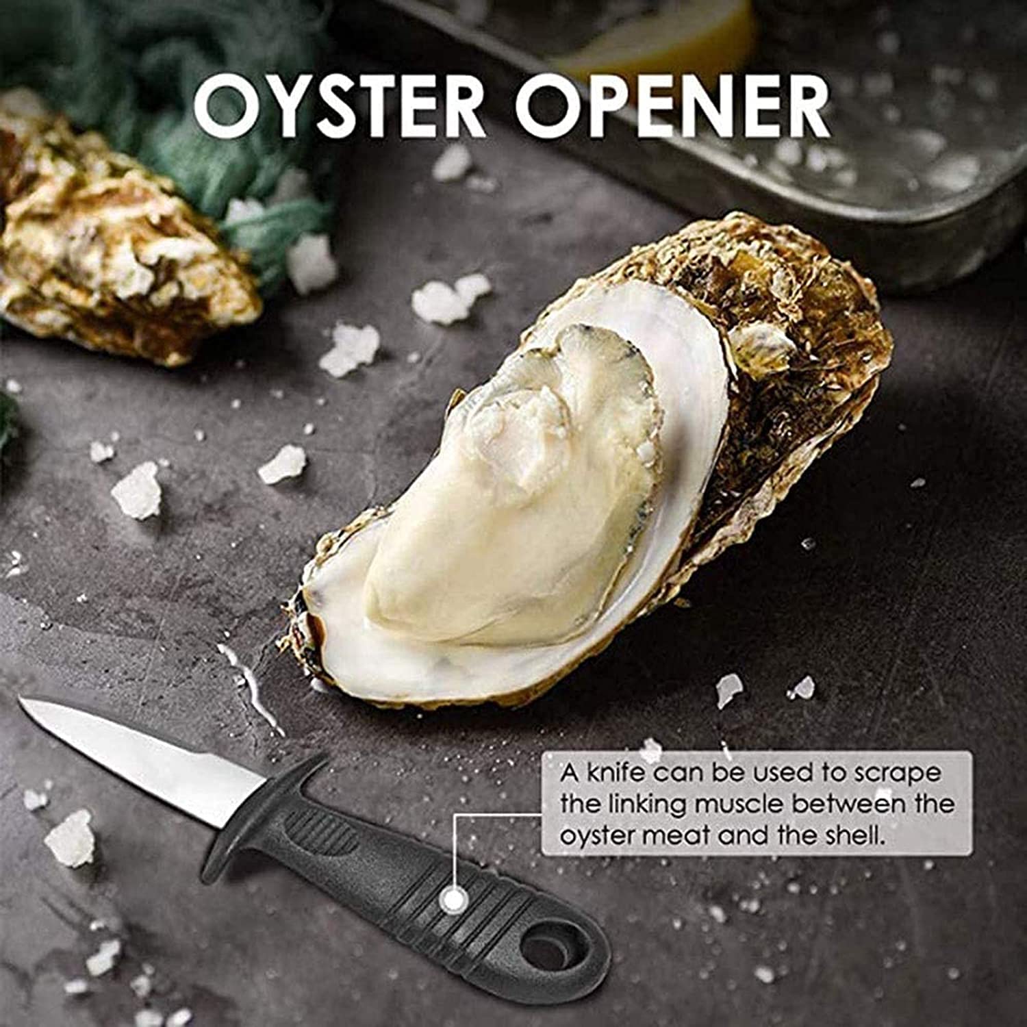 Set di Attrezzi, apribottiglie per ostriche, per Buffet di Hotel o Cucina, Sicuro, Veloce e Senza Sforzo, Senza Coltello