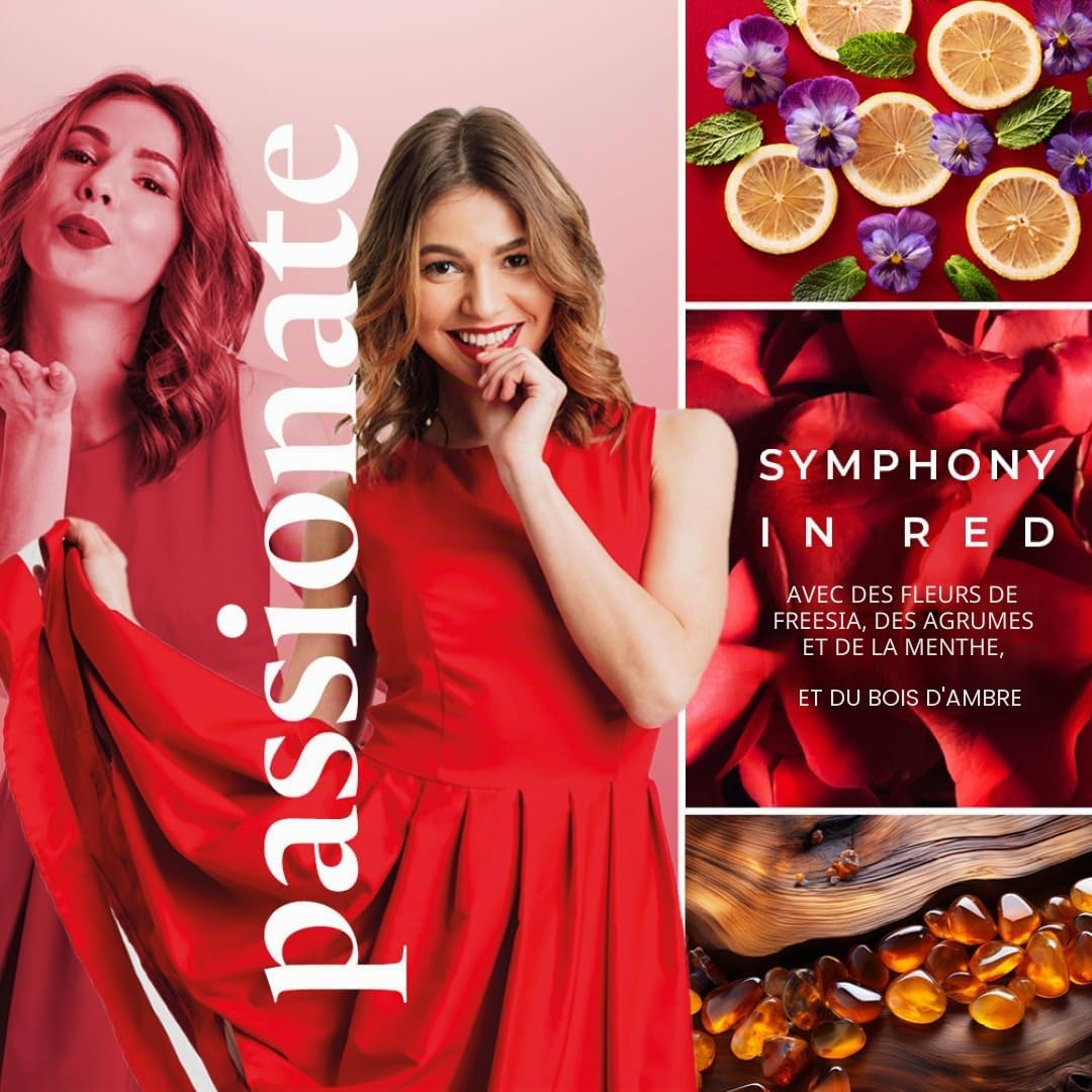 PartyLite Bougie parfumée en pot Passionate Ombre – Collection Mood à 2 mèches, parfum citron Meyer, freesia et bois de cèdre, 24 à 48 heures de combustion, atmosphère romantique et luxueuse