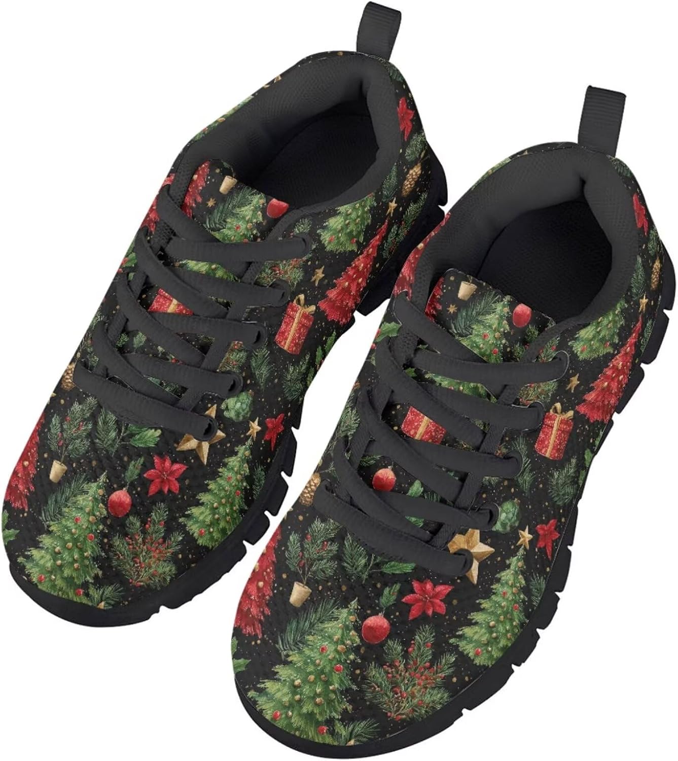 Funnydude Cute Print Girls Tennis Shoes Kid Comfortable Walking Shoes Breathable Mesh Sneakers
