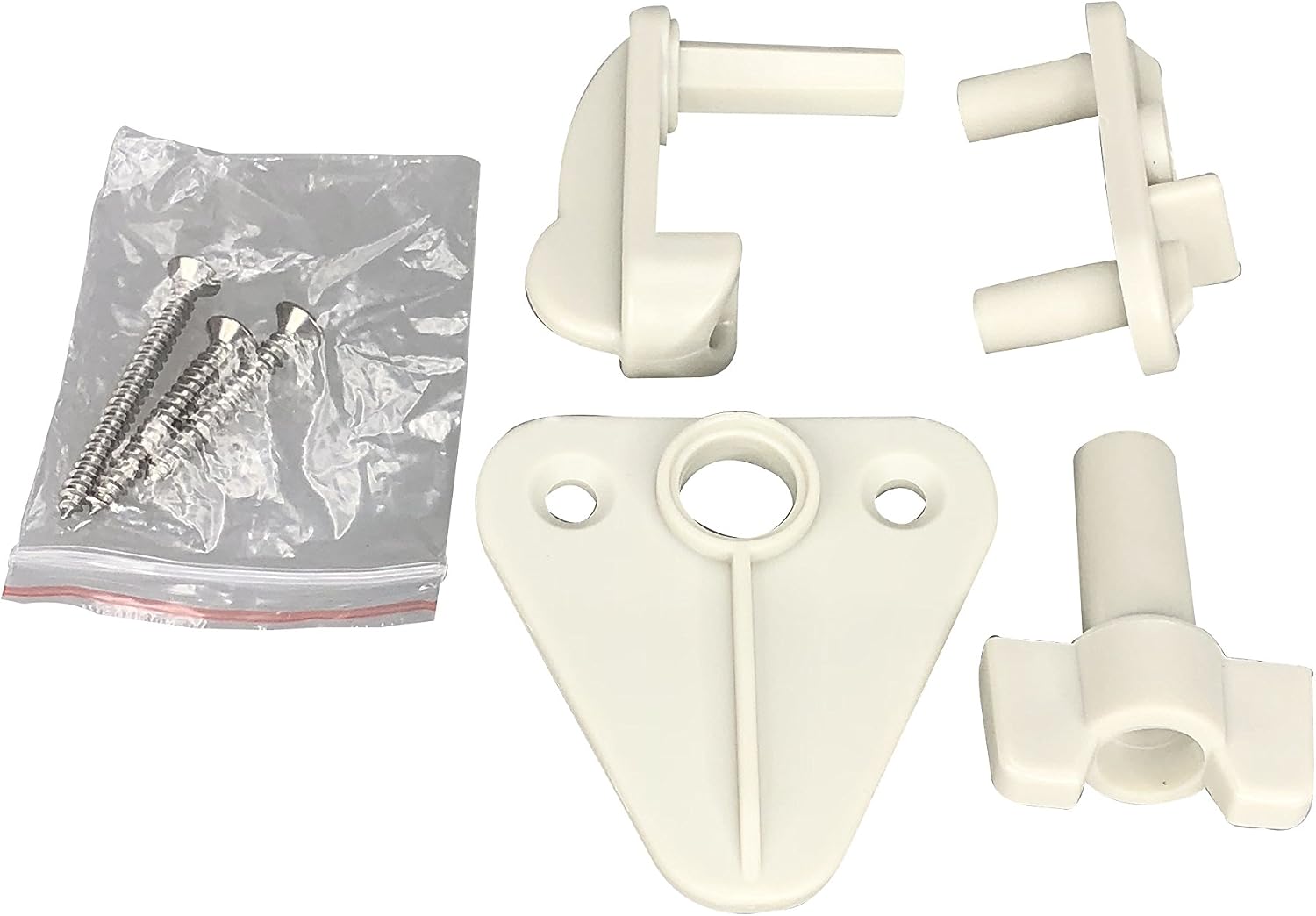 Pactrade Marine Pontoon Boat Replacement Safety Door Gate Latch Plastic (Off White)