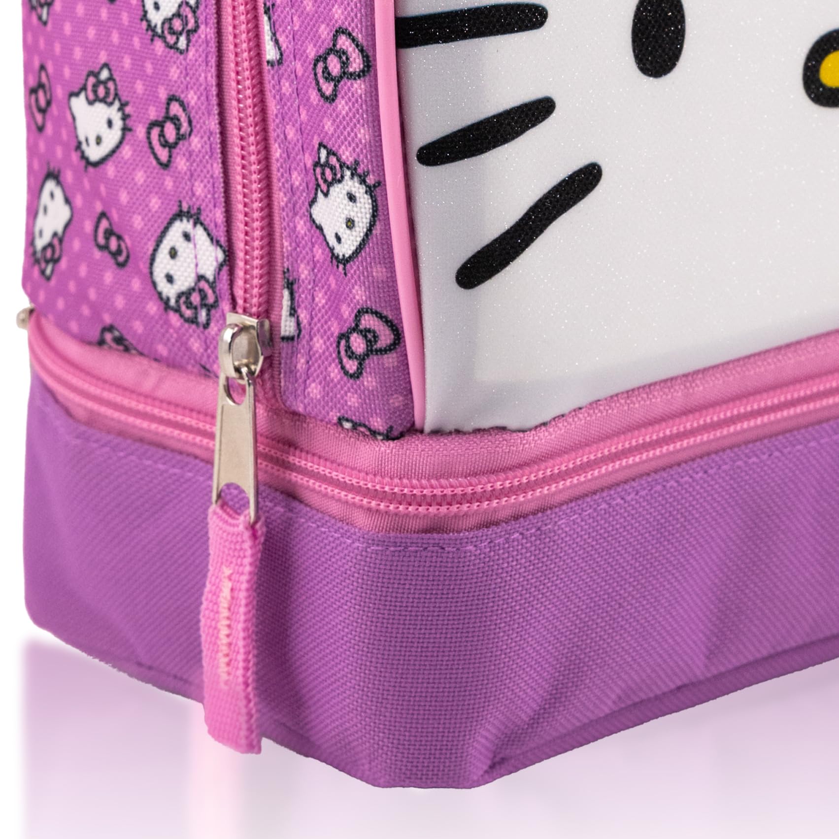 Fast Forward Sanrio Hello Kitty Lunchbox für Kinder | Isolierte Lunchtasche Lunchbox für Mädchen, Jungen, Uni | Hello Kitty und Friends Pink Wiederverwendbare Lunchbox