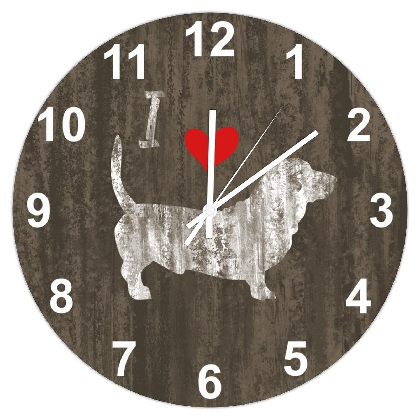 Horloge murale Teckel vintage pour décorer votre cuisine familiale
