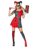 DC Villains Adult Harley Quinn Dress Costume | Officially Licensed | TV, Movies, & Gaming Costumes
