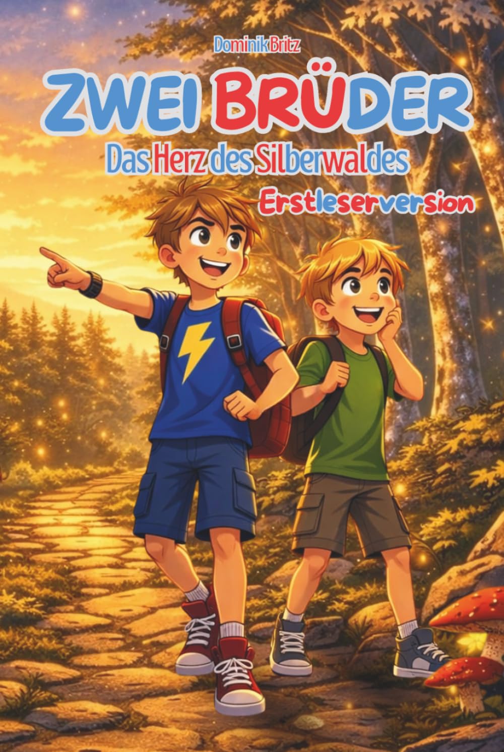 Zwei Brüder: Das Herz des Silberwaldes (Erstleserversion): Ein magisches Erstleser-Abenteuer ab 4 Jahren - Lesen lernen im geheimnisvollen Zauberwald