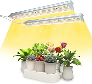 Sponsored Ad - T5 Grow Lights for Indoor Plants, 1.4Ft. 2-Count (2 x10W, Equivalent to 160W) Full Spectrum LED Plant Light...