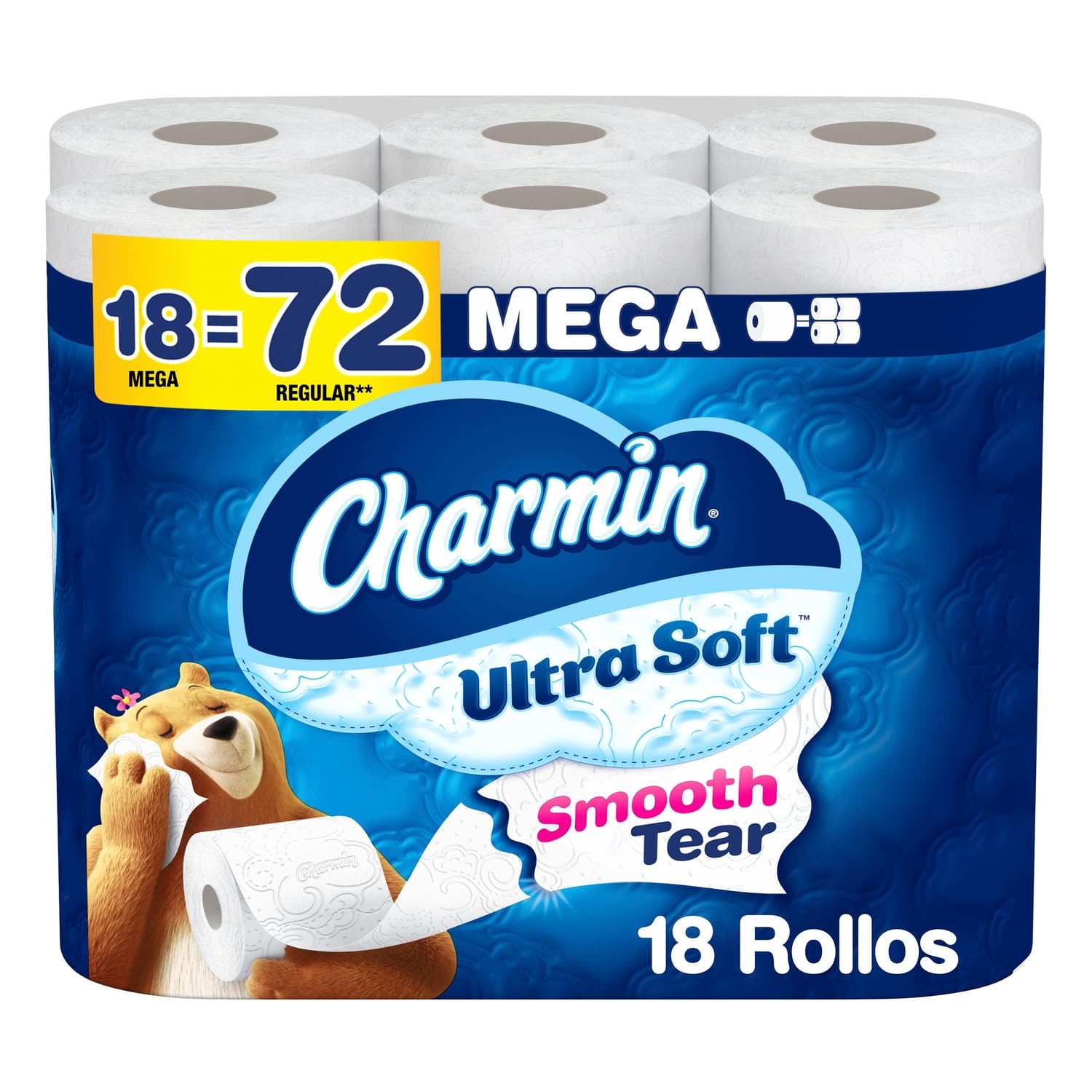 Charmin Ultra Soft Toilet Paper 18 Mega Rolls, 224 Sheets Per Roll Mega 18 pack bath tissue