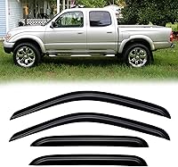 Vista 126 de Visera de ventana para Jeep Cherokee 1984-2001 (Excluye Modelo Limited), Protectores Guards Shields de lluvia de canal exterior, Deflector